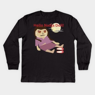 What We Do In The Shadows Nadja Doll Kids Long Sleeve T-Shirt